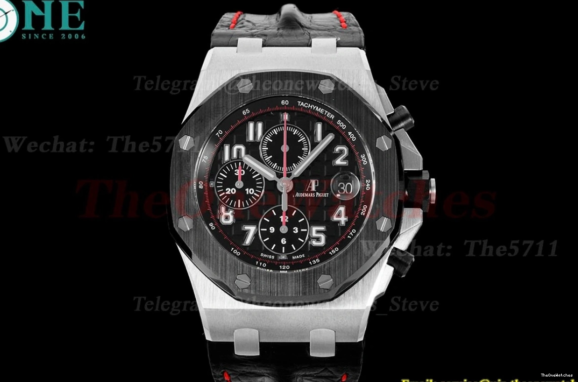 42mm Oak Black Royal Offshore A3126 LE Black SS JJF Num 0207